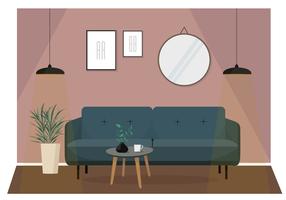 Vector Livingroom Illustration