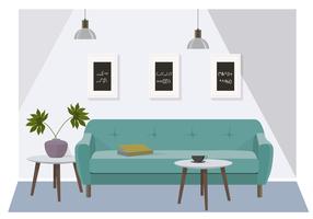 Vector Livingroom Illustration