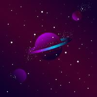 Galaxy Background Vector 