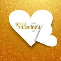 Valentines day colorful hearts card background illustration vector