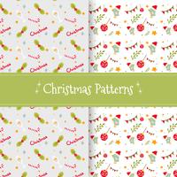 Cute Christmas Pattern Collection  vector