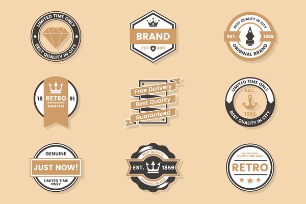 Vintage Retro Vector Logo for banner
