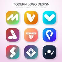 Modern Minimal Vector Logo for banner