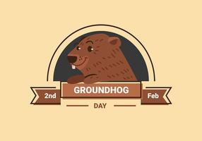 Ground Hog Day vector