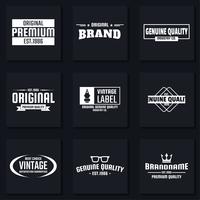 Vintage Retro Vector Logo para banner