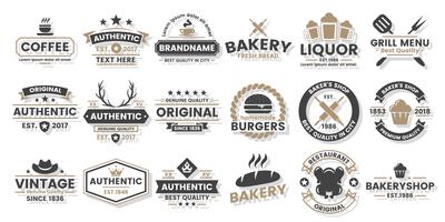 Vintage Retro Vector Logo para banner