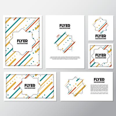 fresh fashion background flyer style background Design Template
