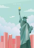 Ilustración de la ciudad de Nueva York vector