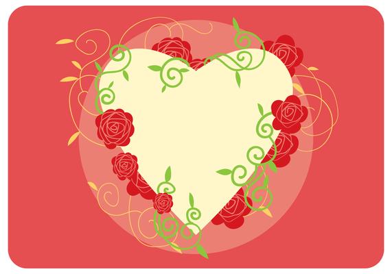 Valentine's Day Frame Vector