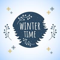 Winter Time Vector