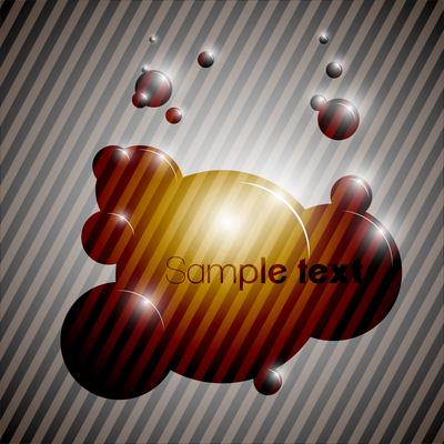 Colorful bubble background eps10 vector