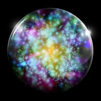 Vector glass glossy sphere