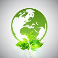 Green Eco World vector