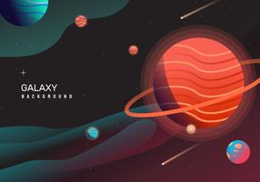 Hot Space Galaxy Backgrond vector Illustration