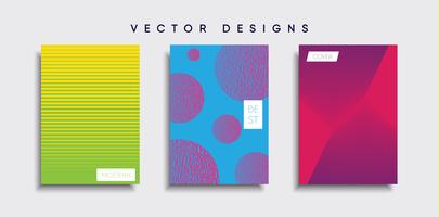 Minimal Vector cover designs. Future Poster template