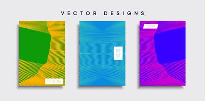 Minimal Vector cover designs. Future Poster template