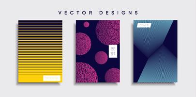 Minimal Vector cover designs. Future Poster template