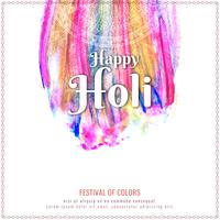 Abstract Happy Holi colorful festival background illustration vector