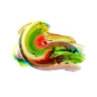 Abstract colorful watercolor stylish stain background vector