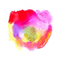 Abstract colorful watercolor background vector