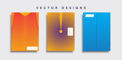 Minimal Vector cover designs. Future Poster template