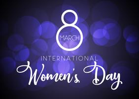 Fondo del Día Internacional de la Mujer vector