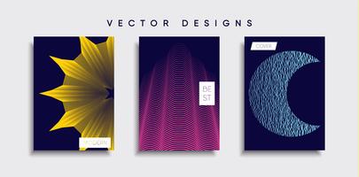 Minimal Vector cover designs. Future Poster template.