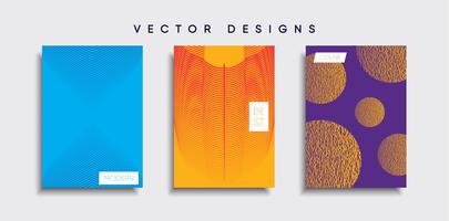 Minimal Vector cover designs. Future Poster template.