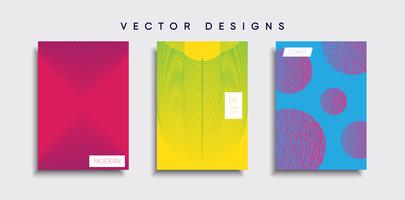 Minimal Vector cover designs. Future Poster template.