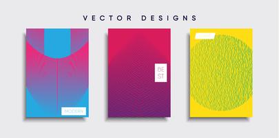 Minimal Vector cover designs. Future Poster template.