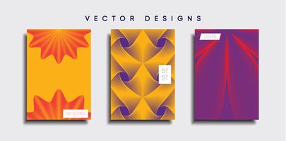 Minimal Vector cover designs. Future Poster template.