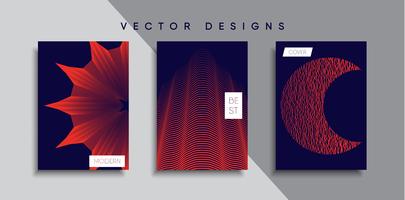 Minimal Vector cover designs. Future Poster template.