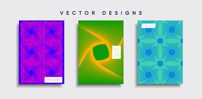 Minimal Vector cover designs. Future Poster template.