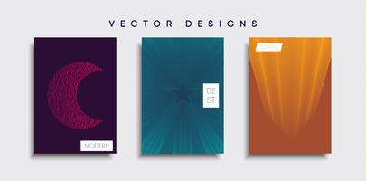 Minimal Vector cover designs. Future Poster template.