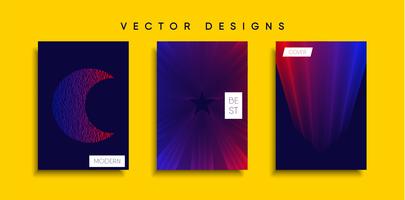 Minimal Vector cover designs. Future Poster template.