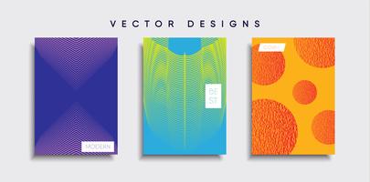 Minimal Vector cover designs. Future Poster template.