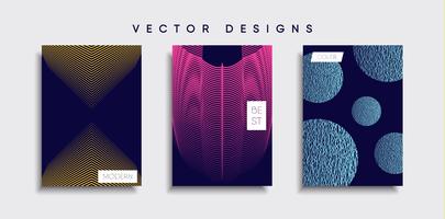 Minimal Vector cover designs. Future Poster template.