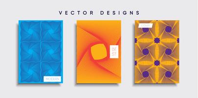 Minimal Vector cover designs. Future Poster template.