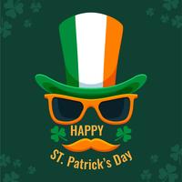 St. Patrick's day Cool guy vector