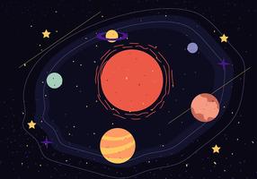 Fondo de la galaxia vector