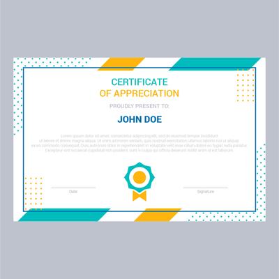 certificate template