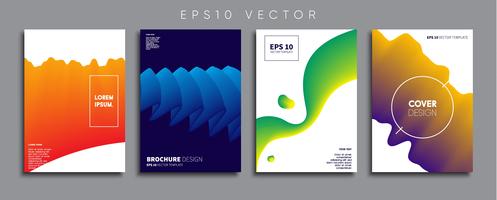 Minimal Vector cover designs. Future Poster template.