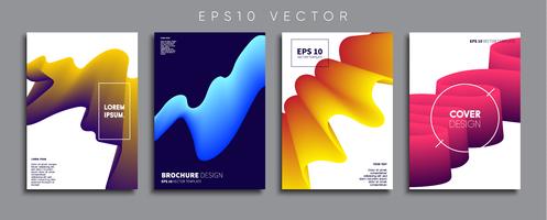 Minimal Vector cover designs. Future Poster template.