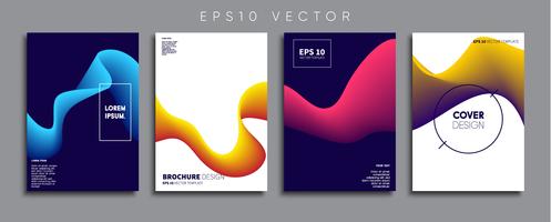 Minimal Vector cover designs. Future Poster template.