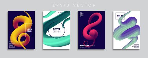 Minimal Vector cover designs. Future Poster template.