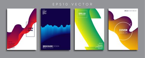 Minimal Vector cover designs. Future Poster template.