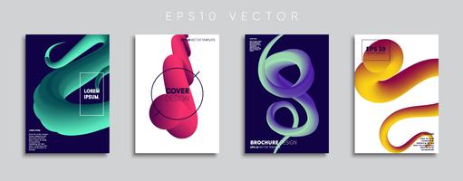 Minimal Vector cover designs. Future Poster template.