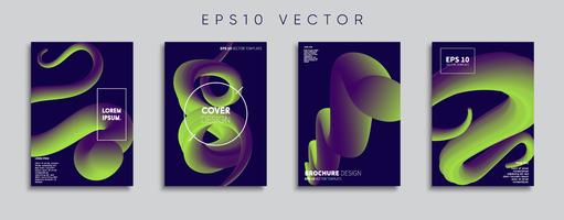 Minimal Vector cover designs. Future Poster template.