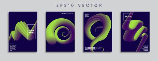 Minimal Vector cover designs. Future Poster template.