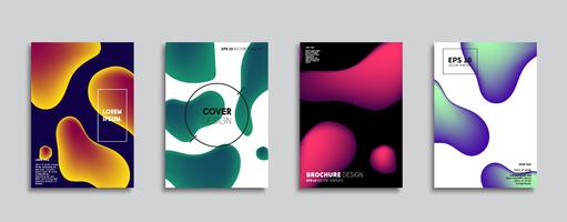 Minimal Vector cover designs. Future Poster template.